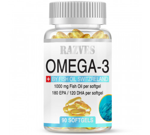 RAZVES OMEGA-3 1000 МГ - 90 ГЕЛ КАПС